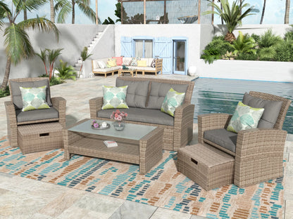 Set Of 4 Piece Outdoor Patio Furniture