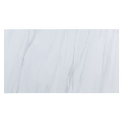 Darwid - Kitchen Island - Marble Top Top & Espresso