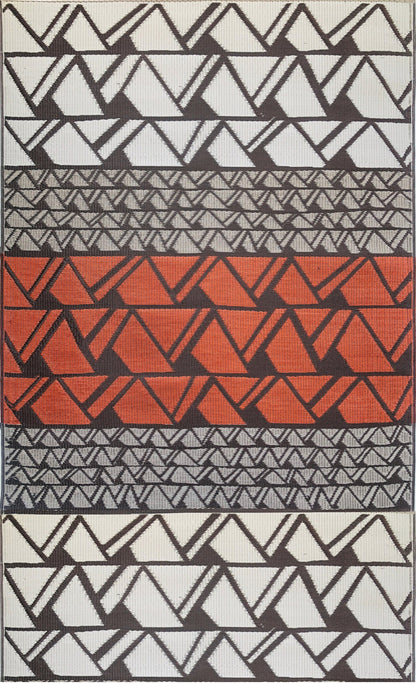 Zig Zag Oxide Outdoor Mat