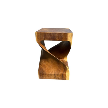 Suar Twist Style Stool