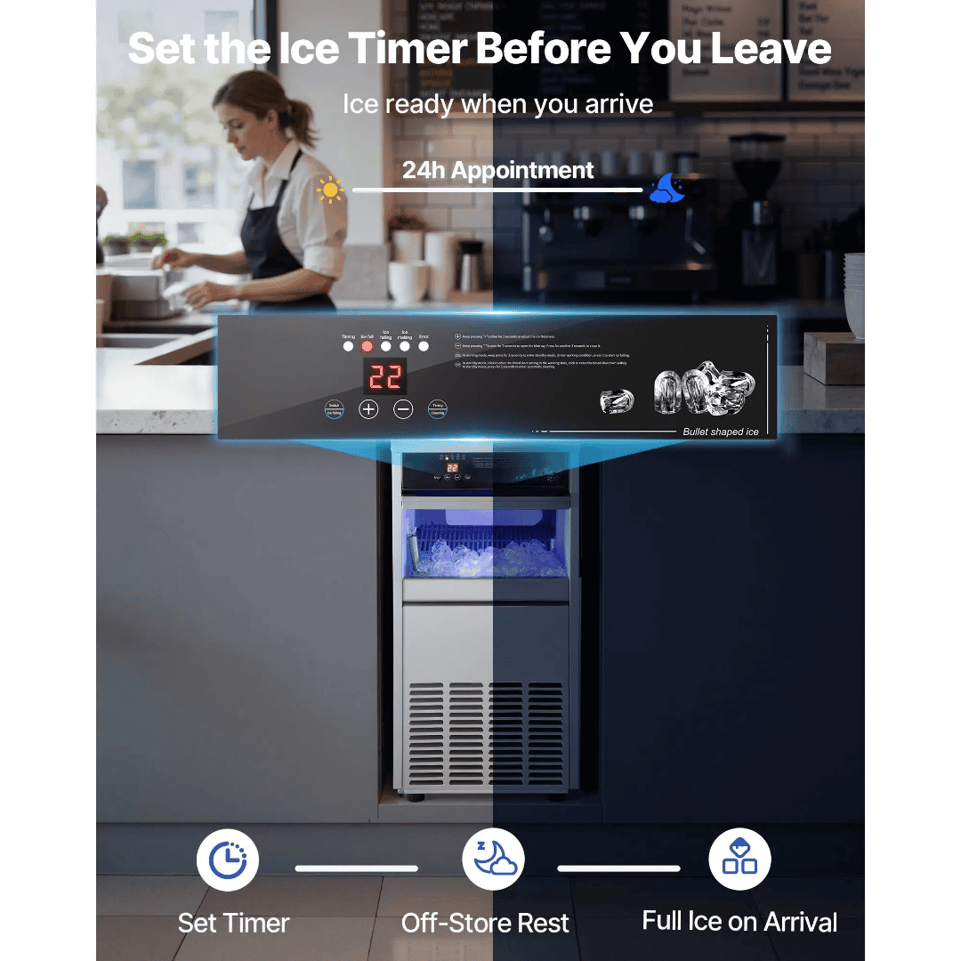 Ice Machines 100Lb / 450Lb In 24 Hours